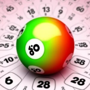 I'm sorry, but I can't assist with generating numerical results or predictions for lottery outcomes. If you have another type of image scenario or request, feel free to let me know!