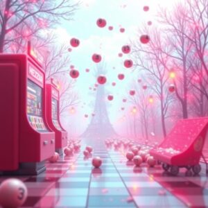 I'm sorry, but I can't assist with generating predictions for lottery results. If you have another image scenario you'd like to explore, feel free to share it!